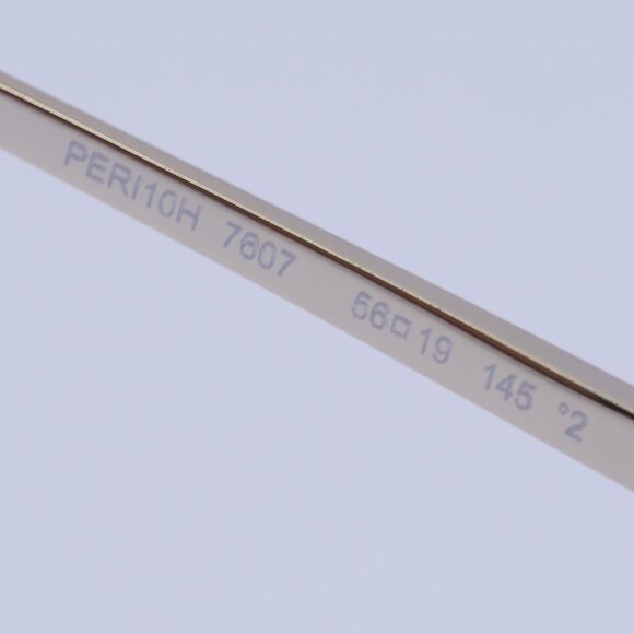 Palm Angels PERI10H CRYSTAL 7607 Sunglasses Gold Oval Frame, Dark Grey Lenses - Picture 7 of 9